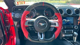 NEW DYNA PERFORMANCE CARBON FIBER STEERING WHEEL