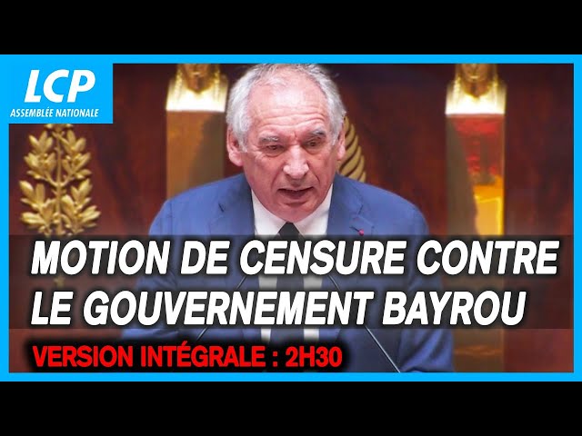 Examen de la motion de censure du Parti socialiste contre François Bayrou en intégralité -1/07/2025
