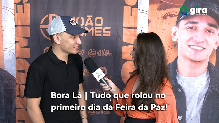 Confira entrevista com João Gomes e tudo o que rolou no primeiro dia da Feira da Paz de Betim