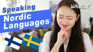 Trying to Speak FINNISH & SWEDISH (Nordic languages Part.1)