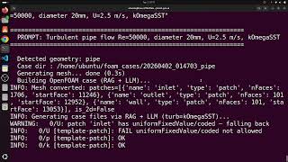 FoamAgent - OpenFoam end to end Simulating AI agent from  prompt