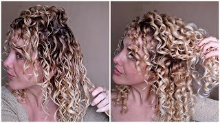 Devacurl + Bouncecurl CURLY HAIR ROUTINE || ultimate definition tip &amp; thoughts Devacurl debacle