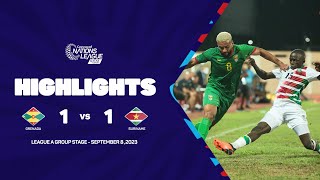 Highlights | Grenada vs Suriname | 2023/24 Concacaf Nations League