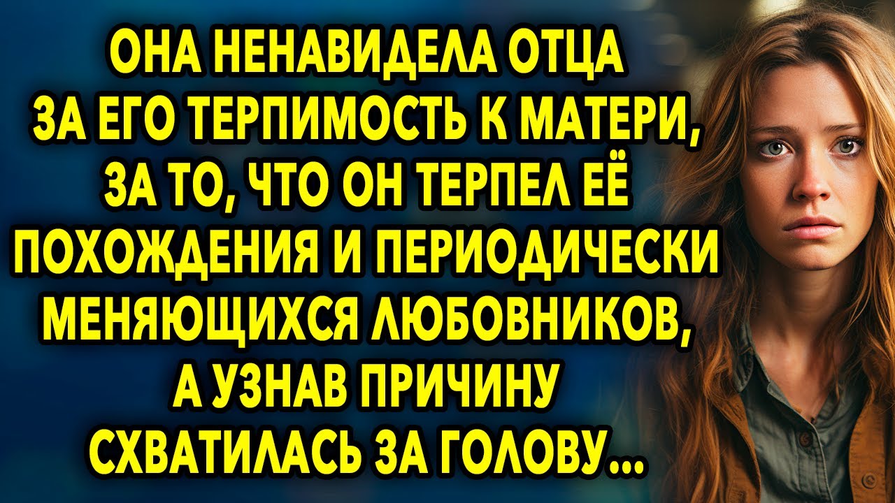 Она осуждала отца за то, что он терпел похождения матери, а узнав ...
