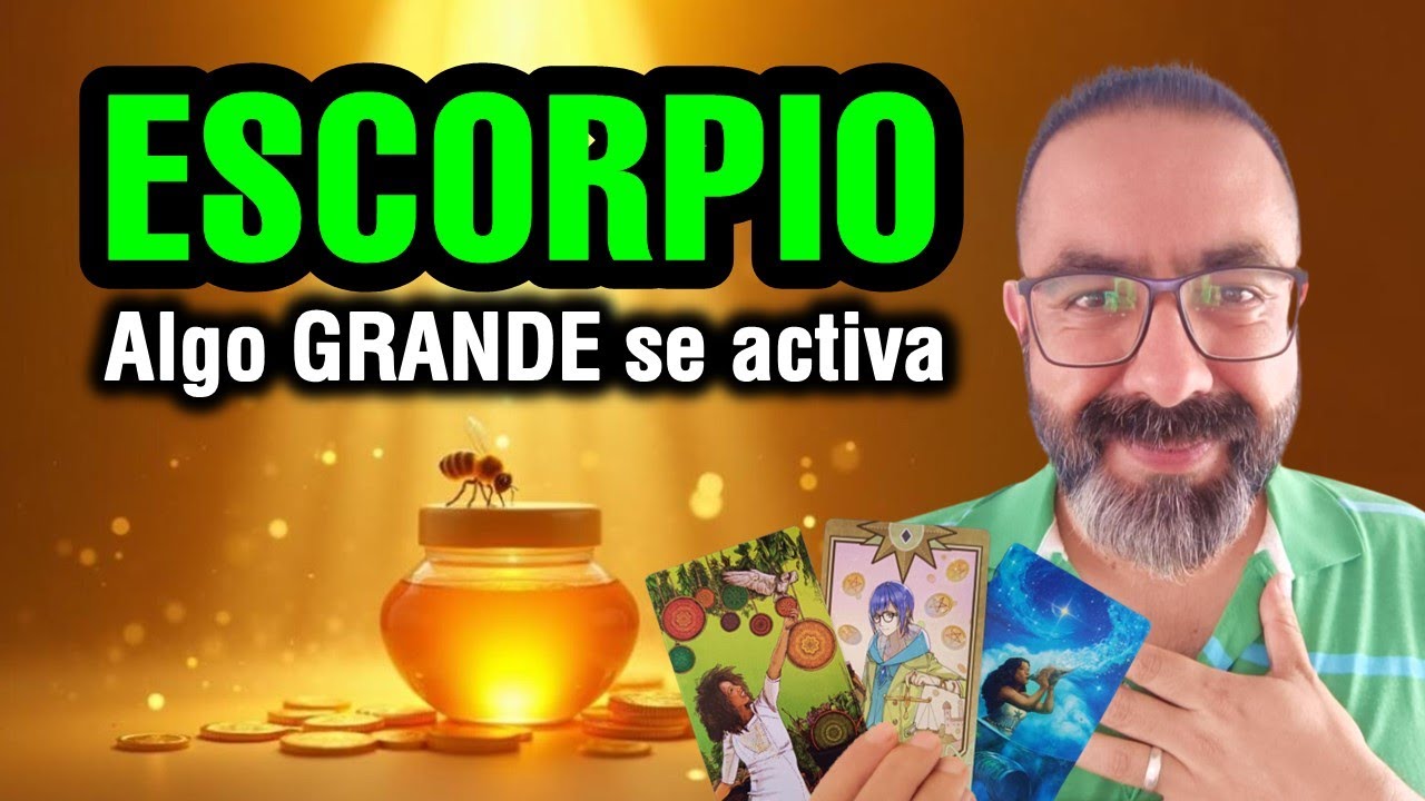 Escorpio ♏️ ORO y MIEL 🙏🌈 Inicia la RENOVACIÓN 🔮 TAROT semanal hoy ...
