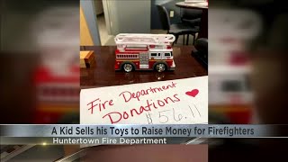Local boy makes gift to fire department