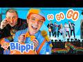 Blippi &amp; Yellowcard – GO GO GO! 🎸 Official Music Video for Kids