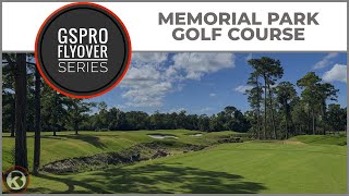 GSPro Course Flyover - Memorial Park Golf Course