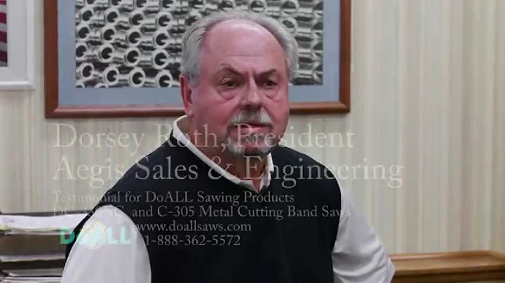 Testimonial for a DoALL Metal Cutting Band Saw by ...
