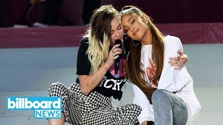 Don't Miss Miley Cyrus and Mark Ronson's Cover of 'No Tears Left to Cry' | Billboard News