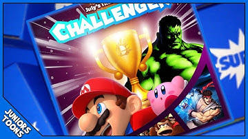 SUPER GEEK BOX JULY UNBOXING "CHALLENGER" | JUNIORS TOONS