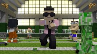Minecraft Style A Parody of PSY's Gangnam Style Music Video