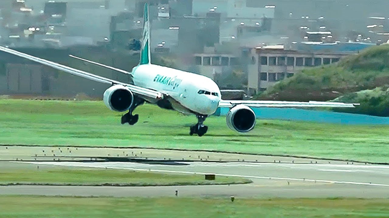 Приземление со сдвигом ветра пошло не так