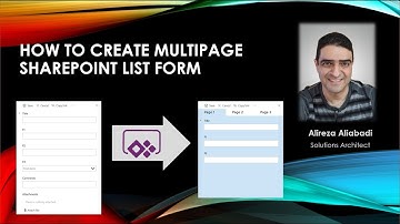 Create multi page SharePoint list form using Powerapps