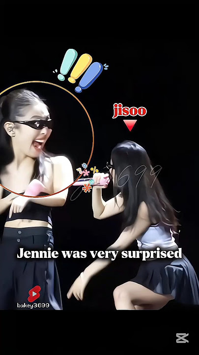 jennie's reaction to Jisoo's rapping 'like jennie' 😲 #jisoo #jennie #fypシ