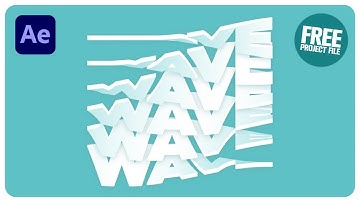 Wave Looping Kinetic Type | After Effects Tutorial