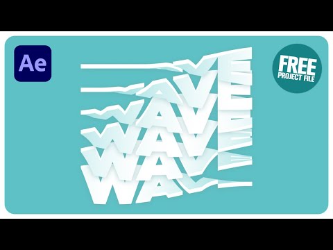 Wave Looping Kinetic Type | After Effects Tutorial