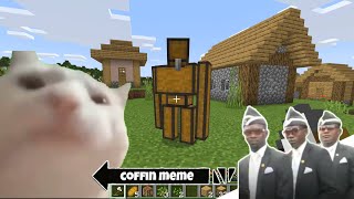 Coffin Meme but Cat is Vibing Part 2 - Minecraft