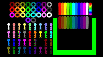 RTTB + Rings + Worm Run Race ASRM in Algodoo