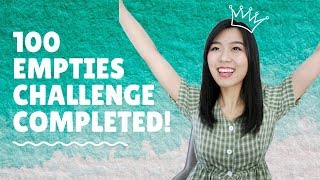 100 Empties Challenge Completed! | 100空瓶完成啦✅