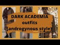 DARK ACADEMIA clothing (androgynous style)