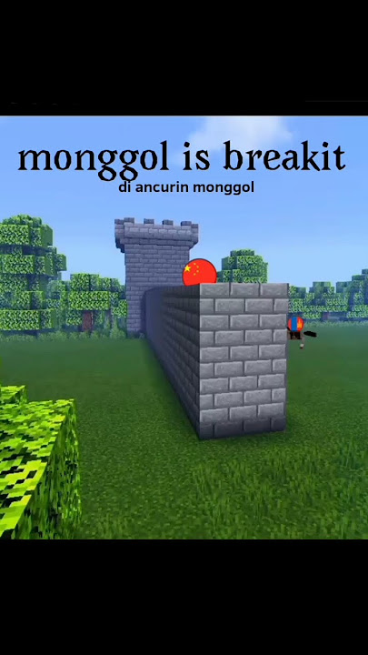 I build a wall🎶🇨🇳 #countryballs #edit #china #mongol #wall #meme