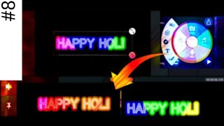 Edit Holi tutorial status video screenshot 5