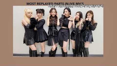 MOST REPLAYED PARTS IN IVE MV’S