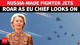 Shock Moment Eu Chief Watches As Russia-Made Jets Roar Over Indian Skies Republic Day