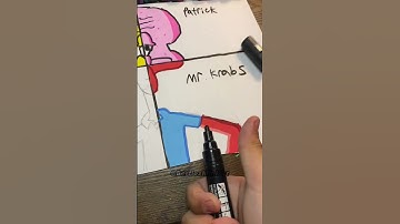 One Drawing, But in 4 Different Styles! Pt.3 Spongebob Edition! #shorts