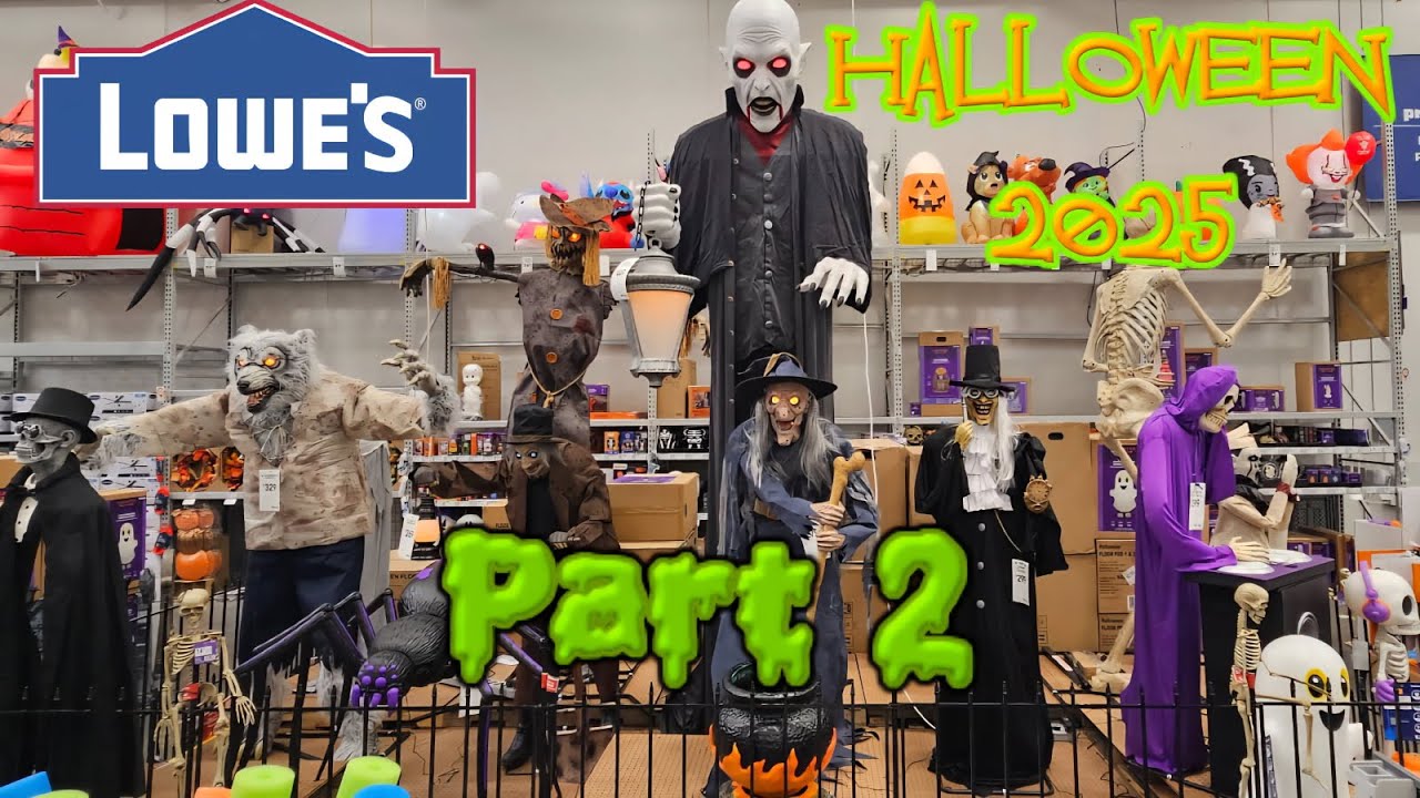 Lowe's Halloween 2025 Walkthrough Part 2 🎃