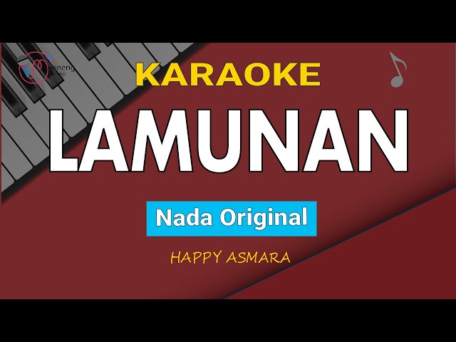 Lamunan - versi Happy Asmara ( Karaoke Nada Original ) class=