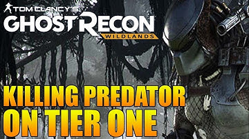 KILLING THE PREDATOR IN TIER ONE MODE! | Ghost Recon Wildlands "The Hunt" Predator Challenge