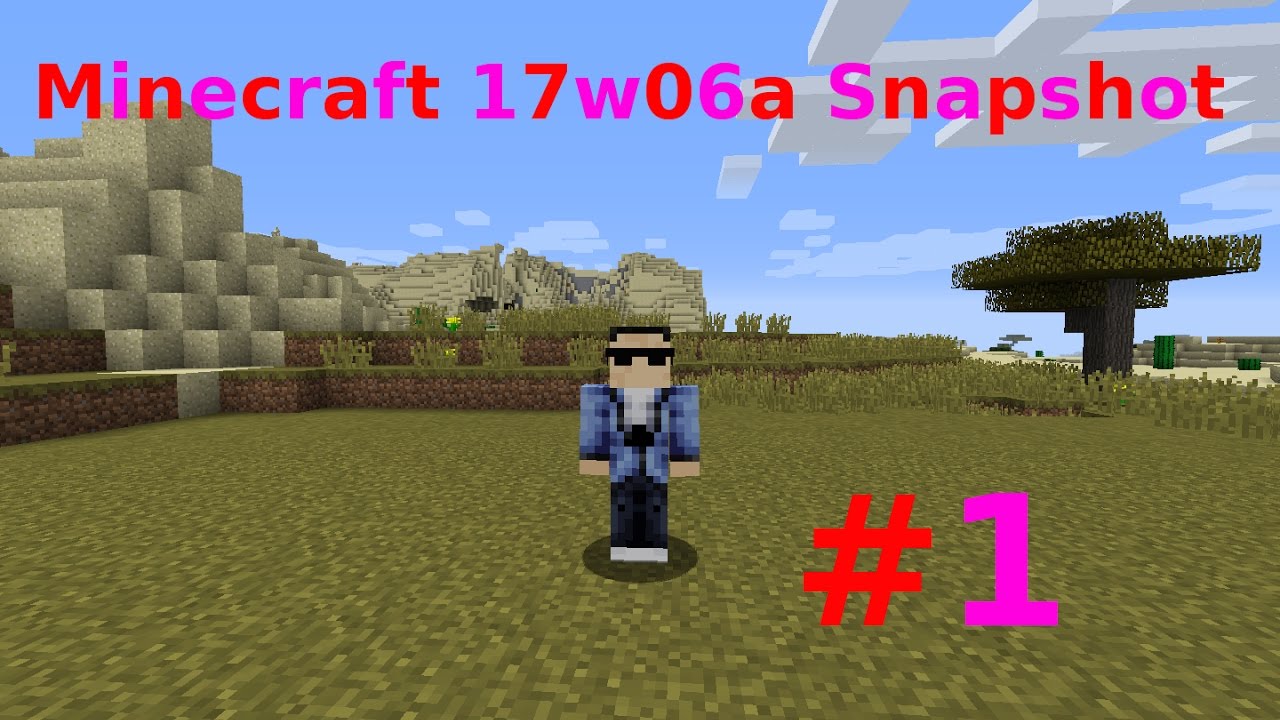 Minecraft 17w06a Snapshot #1 - YouTube
