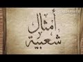 أمثال شعبية