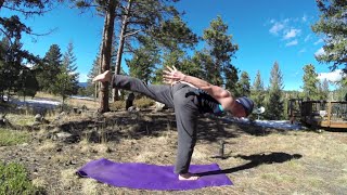 30 Minute Killer Power Yoga for Strength w/ Sean Vigue - HASfit Power Yoga Workout Exercises screenshot 2