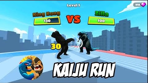 Kaiju Run Gameplays Walkthrough Android,ios