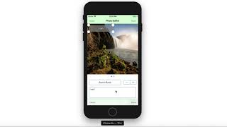 How to annotate a photo in the 'Training Plan' mobile app.