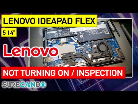 Lenovo Flex 5 Not turning on not charging initial inspections
