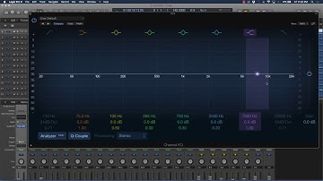Logic Pro X Tutorial: Using Subtractive Eqing On The Drums