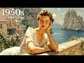 1950s Romantic Spring Dream In Capri Old Stone Café By The Sea Nostalgic Vintage Songs mp3