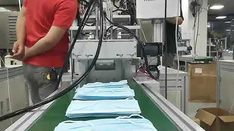 55pcs/min CE Auto Feeding Mask Earloop Welding Machine