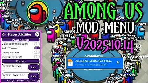 Among Us Mod Menu v2025.10.14 | ESP, Fake impostor, Teleport, Skins Unlocked Free Chat