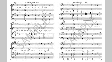 When The Lights All Shine - MusicK8.com Singles Reproducible Kit