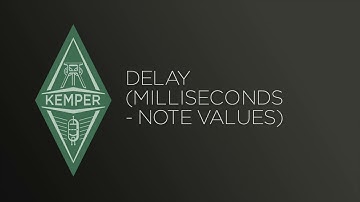 Kemper Profiler Tutorials - Tempo Function (english)