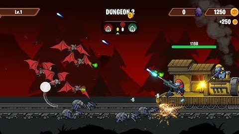 monster survival shoot and run android smartphone IOS walk-through all max level 1