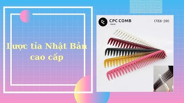 Lược tỉa tóc răng thưa Nhật Bản.
