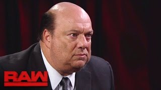 Paul Heyman makes a jaw-dropping Brock Lesnar announcement: Raw, Nov. 28, 2016