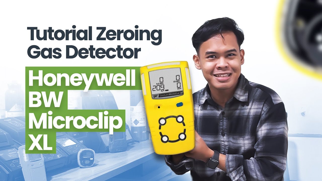 TUTORIAL ZEROING GAS DETECTOR | HONEYWELL BW MICROCLIP XL - YouTube