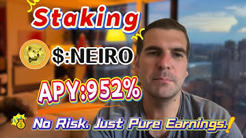 ⚡ Risk-Free Mining! Staking NEIRO Earns $500/Day – 900%+ Annual Yield Verified! 🔥